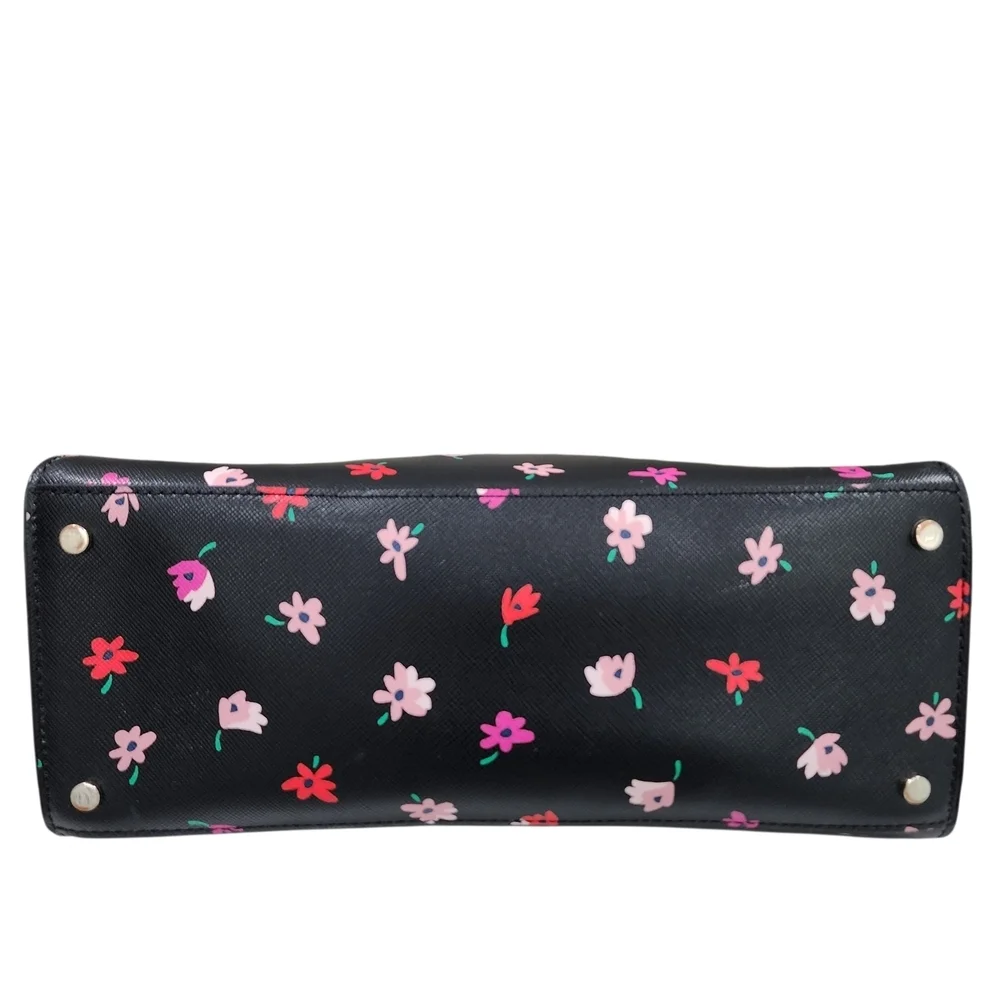 KATE SPADE DITSY BUD SATCHEL WITH MATCHING CREDIT CARD HOLDER